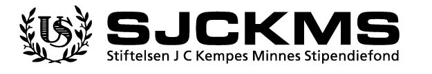 Application for the Kempe scholarship HT-25